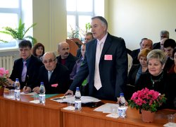 З привітальним словом до учасників конференції звернувся декан факультету агрономії, кандидат с.-г. наук Андрій Мартинюк